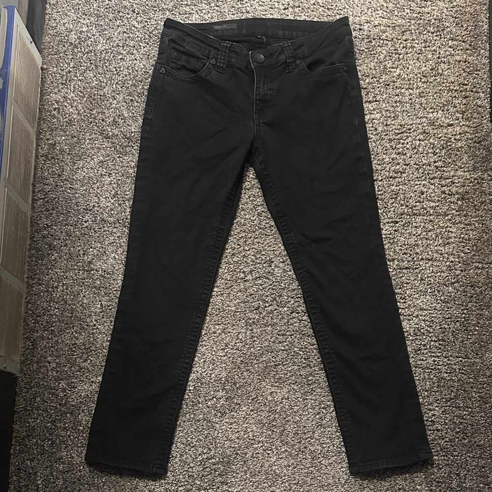 Kut from the Kloth Black Straight Leg Jeans